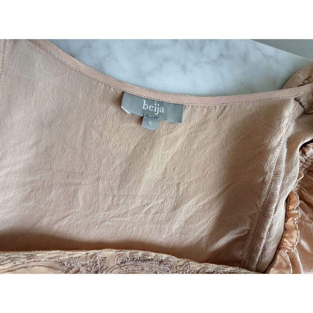 Ethereal Silk & lace embellished mini dress - S - Picture 6 of 6